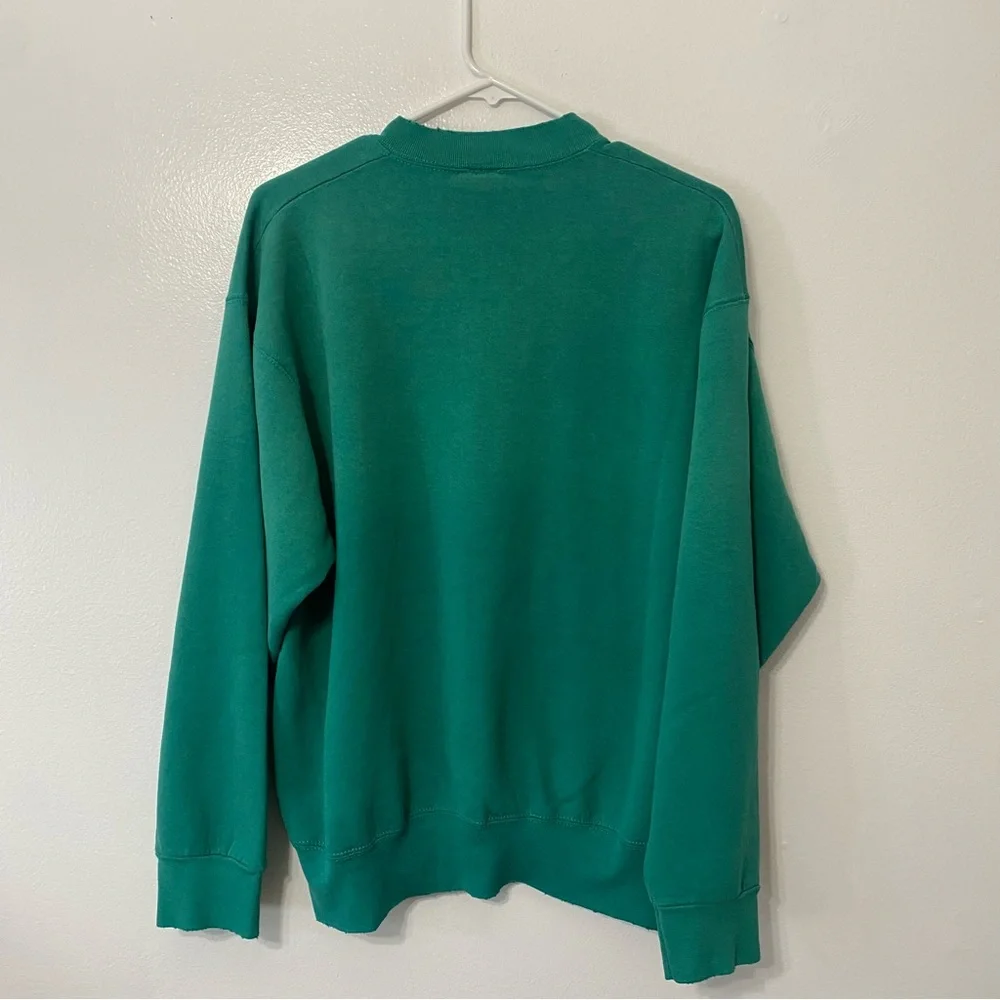 I Stole My Boyfriends Shirt  green sweatshirt medium - large - Picture 3 of 5